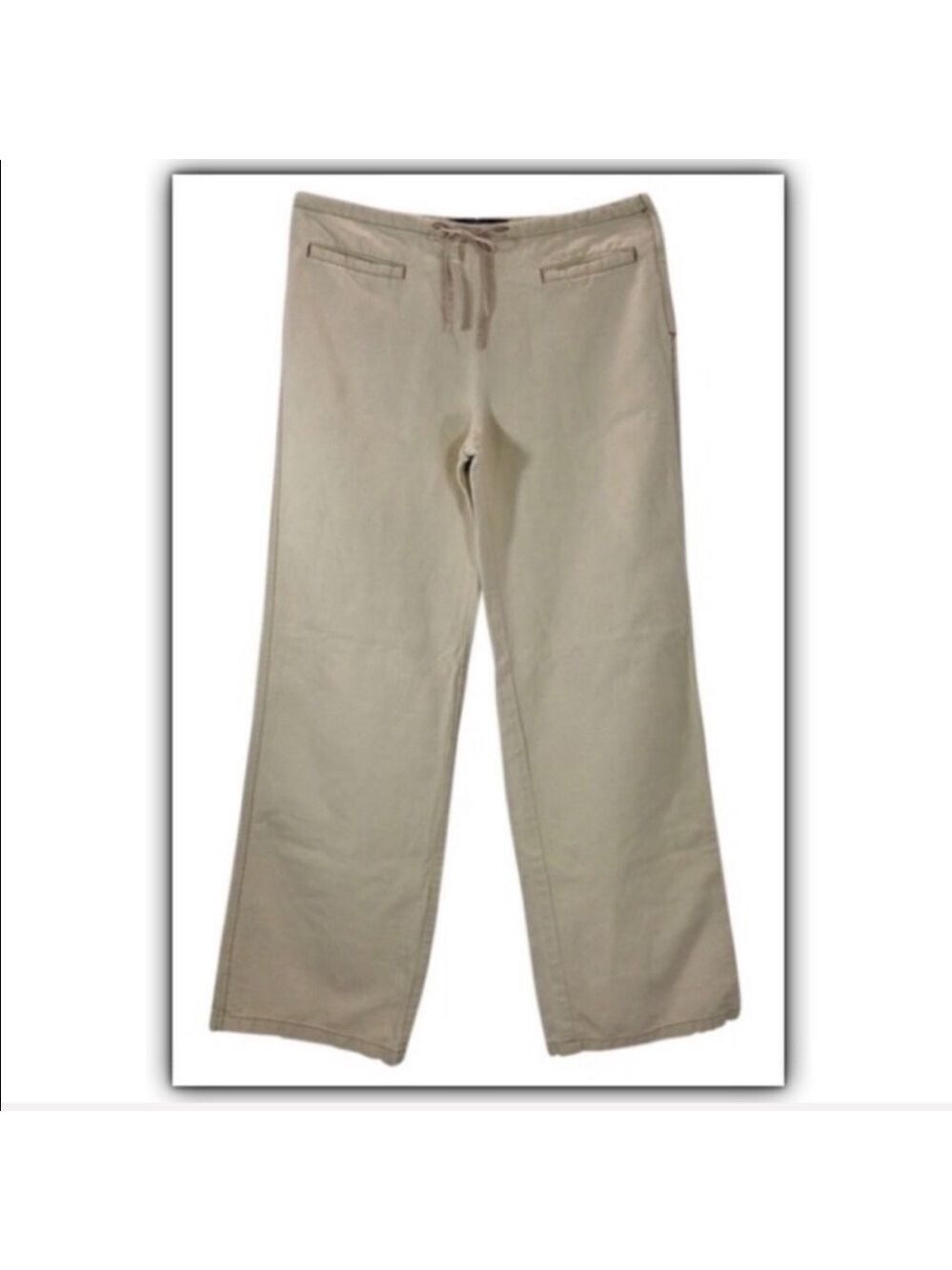 WEEKEND MaxMara linen blend pants US size 10